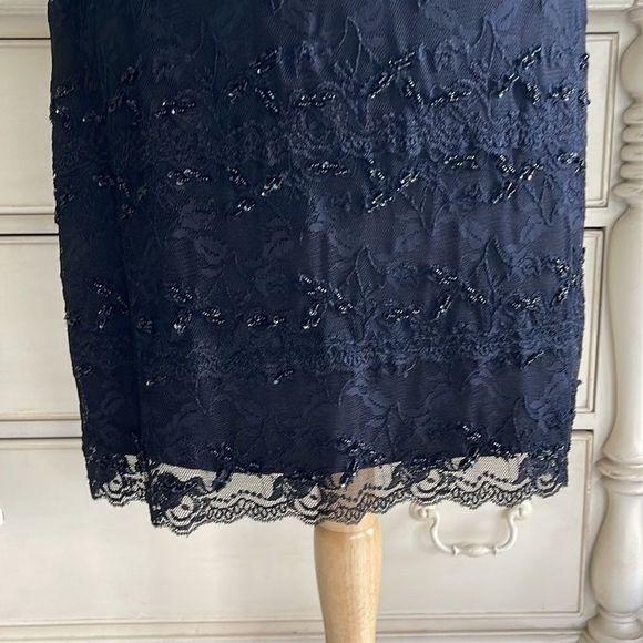 Onyx Nite Black Lace Dress size 12 - Picture 6 of 10